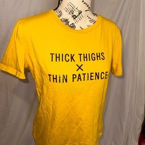 Thick Thighs x Thin Patience Graphic Tee